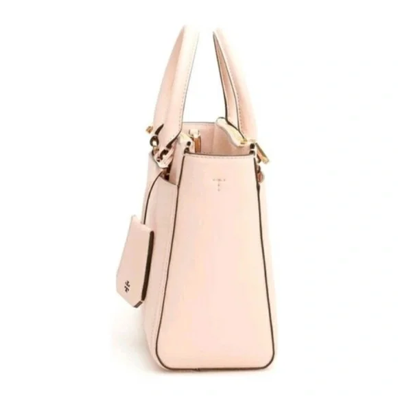 NWOT Tory Burch Saffiano Leather Pink Robinson double zip tote bag - Picture 5 of 16